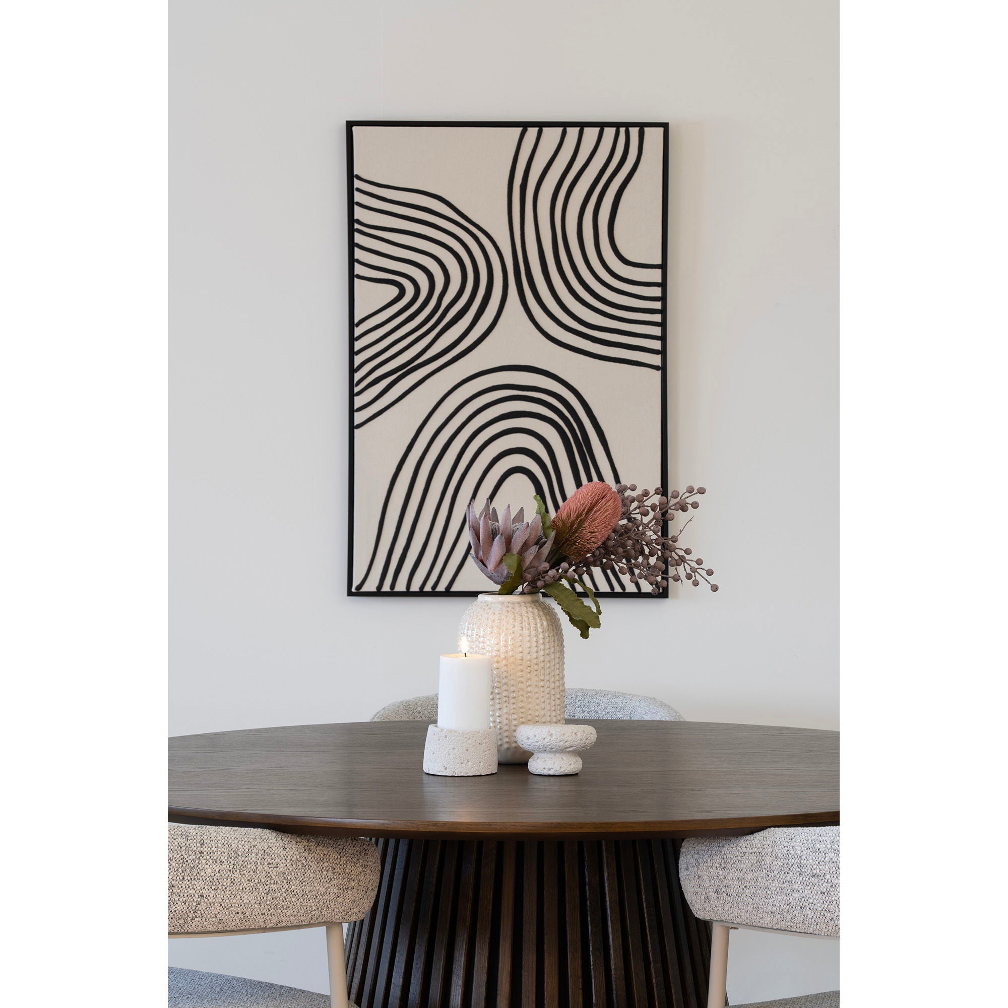 Lipari Canvasprint - canvasprint, canvas, zwart/beige, nr. 2 60x90 cm