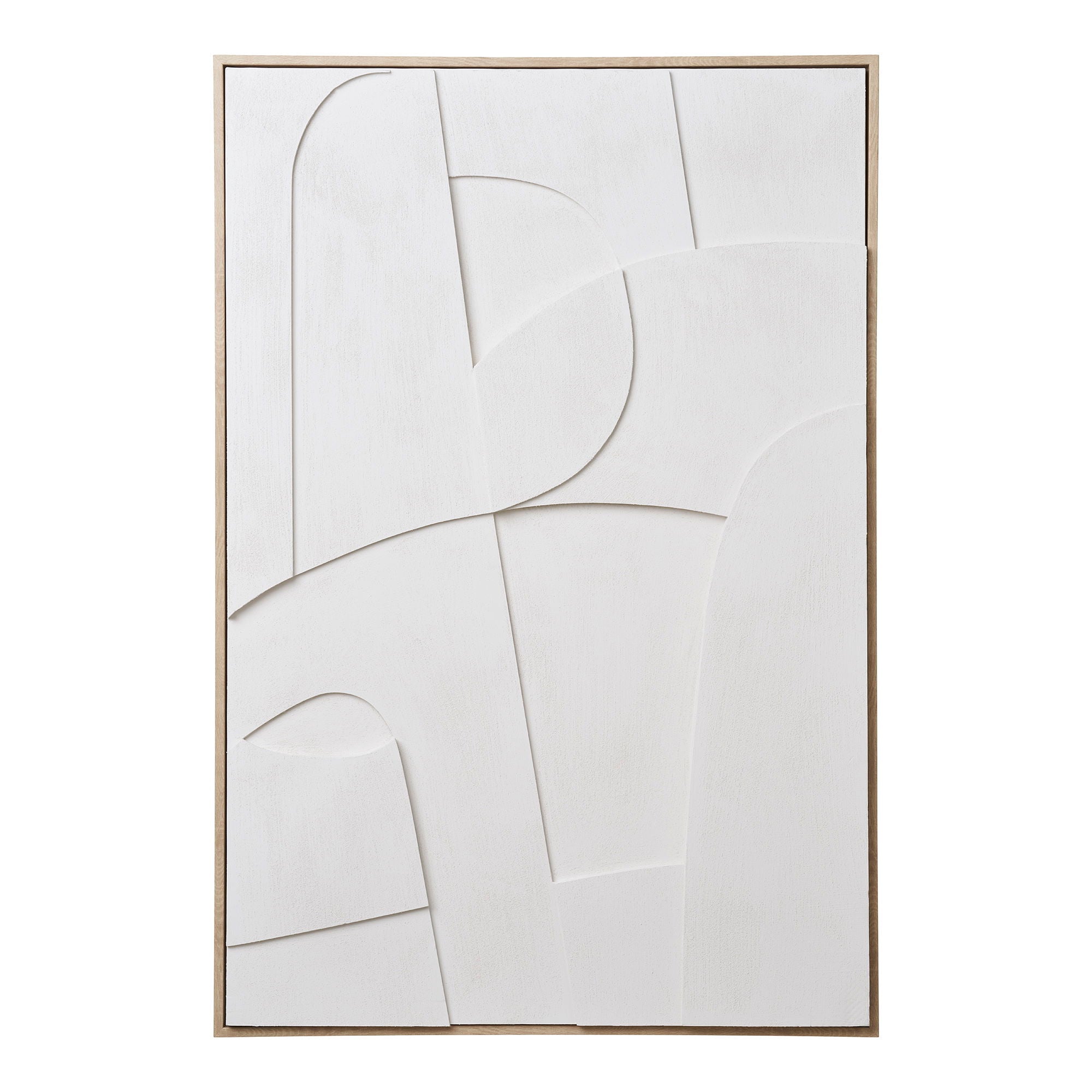 Madeline Reliëf Wanddecoratie - Reliëf wanddecoratie, wit, Nr. 1 60x90 cm
