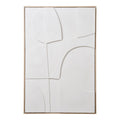 Madeline Relief wanddecoratie - Relief wanddecoratie, wit, nr. 2 60x90 cm