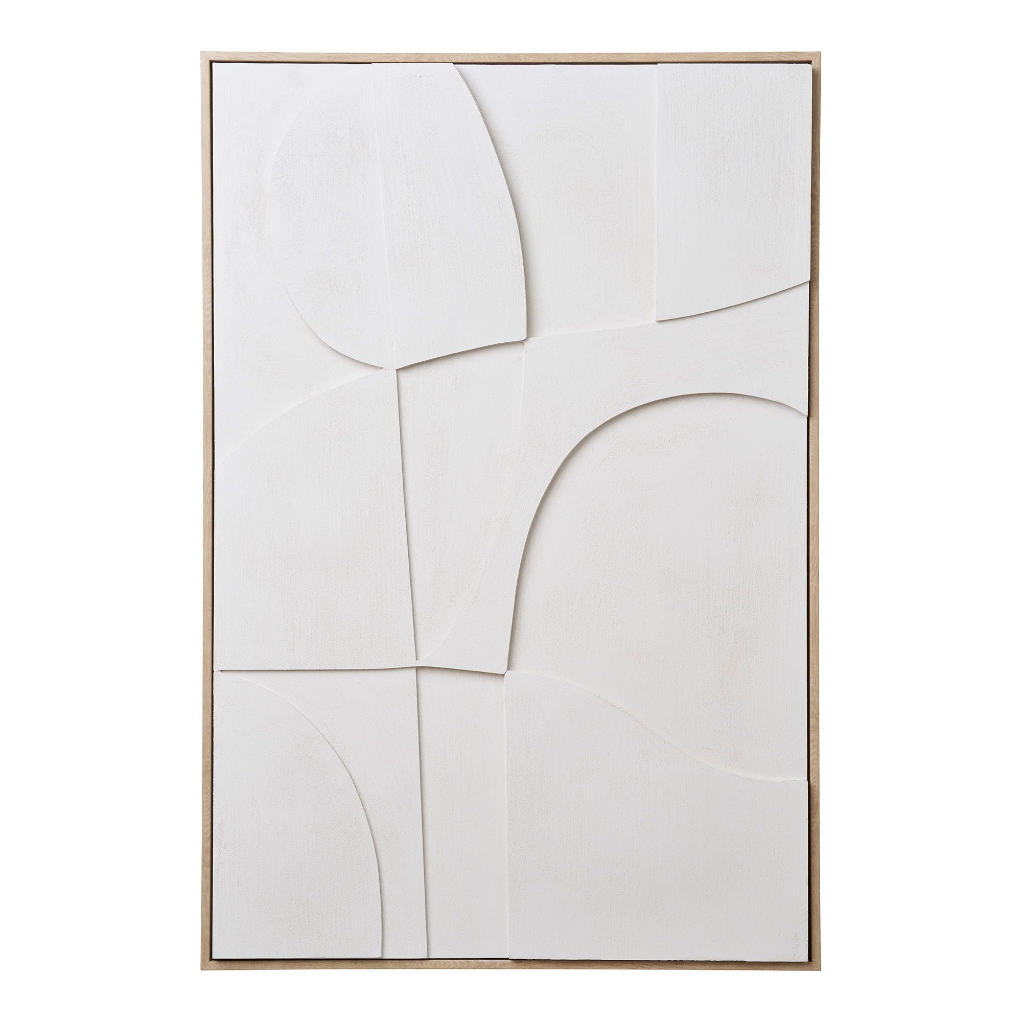Madeline Relief wanddecoratie - Relief wanddecoratie, wit, nr. 2 60x90 cm