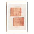 Mina Canvasprint - canvasafdruk, canvas, beige/bruin, Nr. 2 50x70 cm