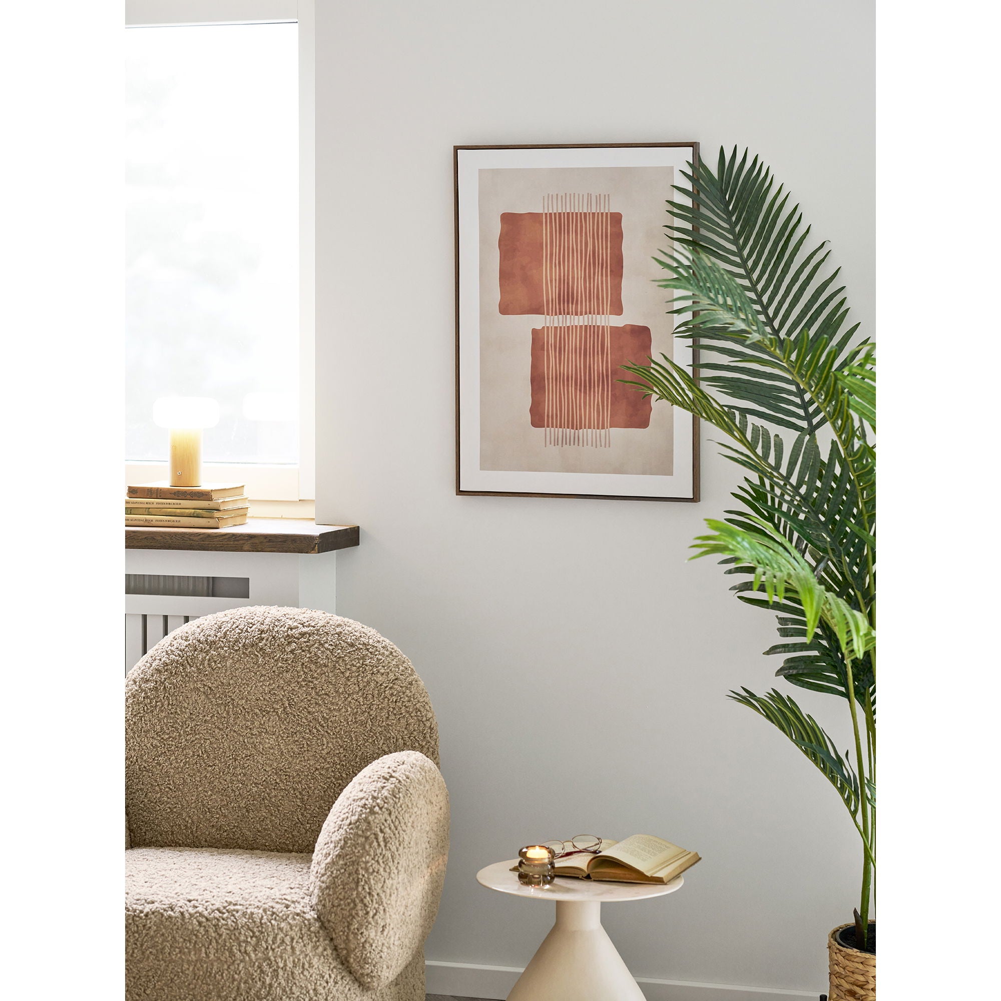 Mina Canvasprint - canvasafdruk, canvas, beige/bruin, Nr. 2 50x70 cm