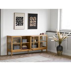 Tine getufte wanddecoratie - Getufte wanddecoratie, beige/zwart 50x70 cm