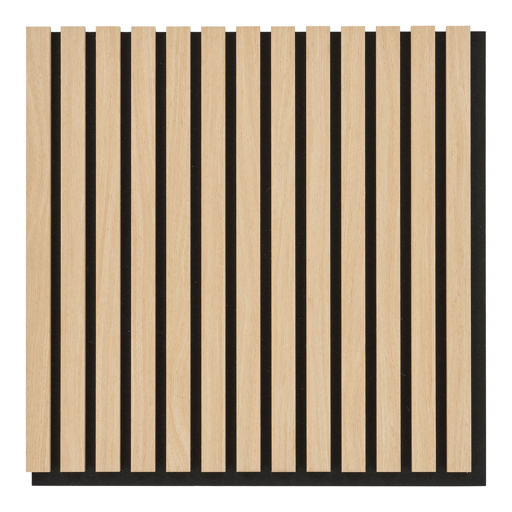 Akoestisch paneel - Akoestisch paneel, houtfineer, naturel, eikenlook 520x520x22 mm (set van 2)