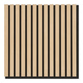 Akoestisch paneel - Akoestisch paneel, houtfineer, naturel, eikenlook 520x520x22 mm (set van 2)