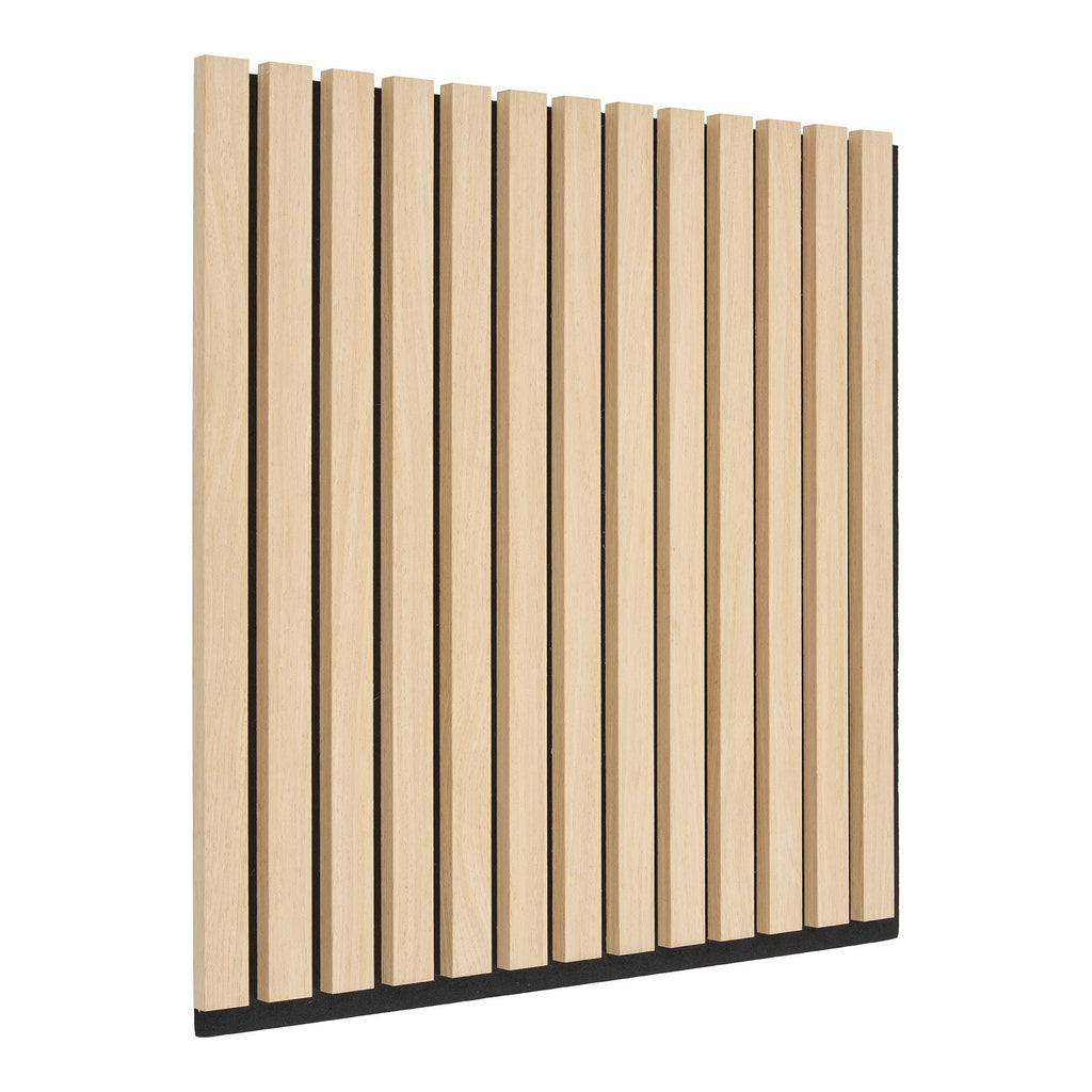 Akoestisch paneel - Akoestisch paneel, houtfineer, naturel, eikenlook 520x520x22 mm (set van 2)