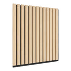 Akoestisch paneel - Akoestisch paneel, houtfineer, naturel, eikenlook 520x520x22 mm (set van 2)
