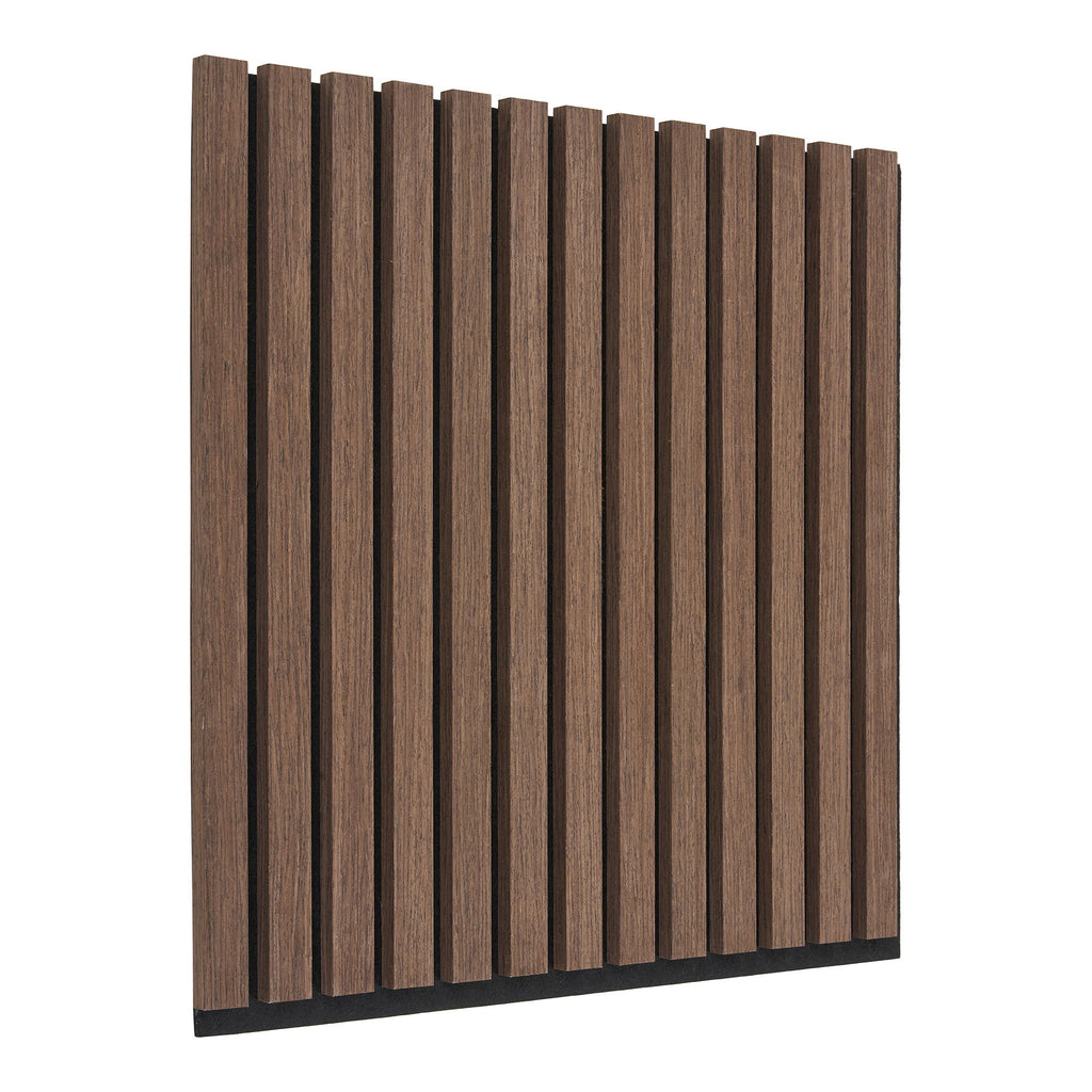 Akoestisch paneel - Akoestisch paneel, houtfineer, walnoot, walnootlook 520x520x22 mm (set van 2)