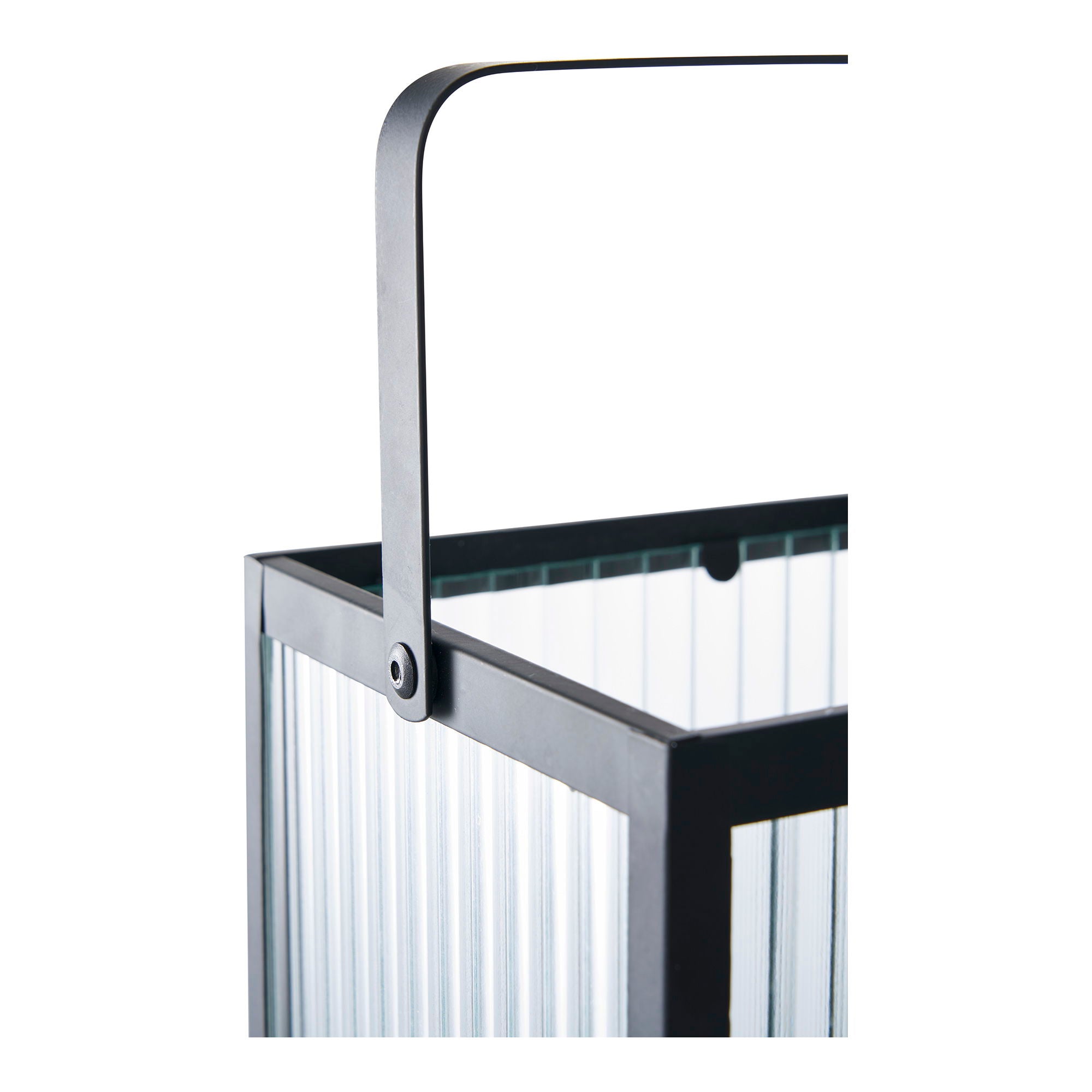 Almonte Lantaarn - Lantaarn, metaal/glas, zwart