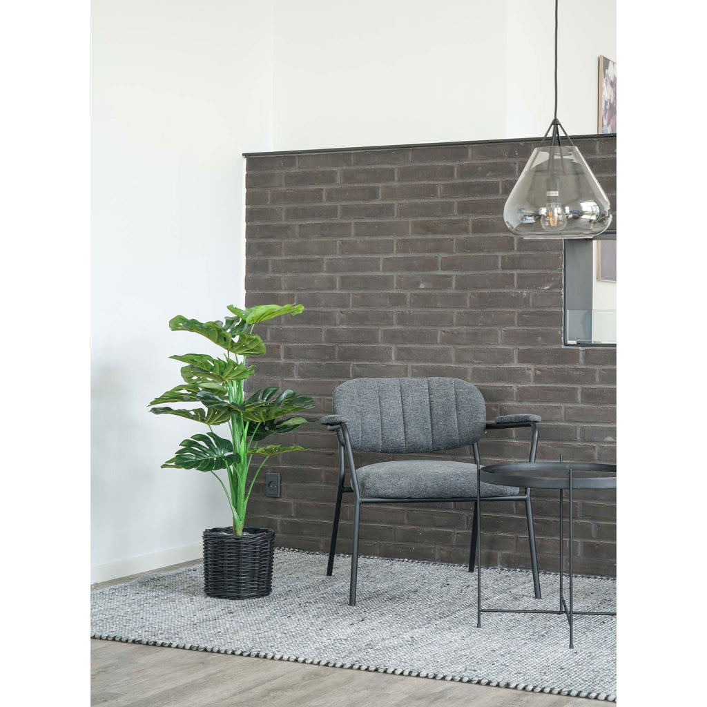 Monstera - kunstplant, groen H:90 cm